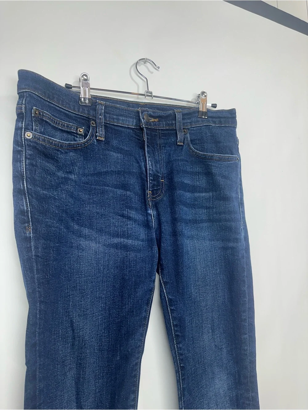 J.Crew Mercantile Flex Jeans Mens 30x30 Dark Wash Stretch Denim Blue